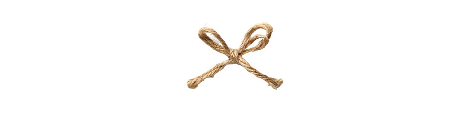 Natural Jute Twine Bow