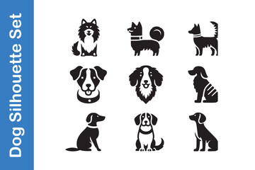 Dog Silhouette Set