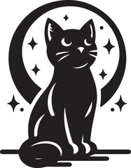 Cat head Illustration 