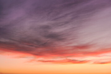 A blue sky full of white clouds