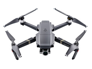 Modern Black Drone with Camera