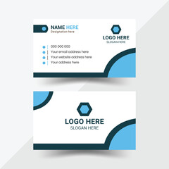 Simple Business Card Layout. Modern Business Card - Creative and Clean Business Card Template. 
Luxury business card design template.
 Elegant with abstract.
