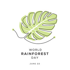 World Rainforest Day, held on 22 June.