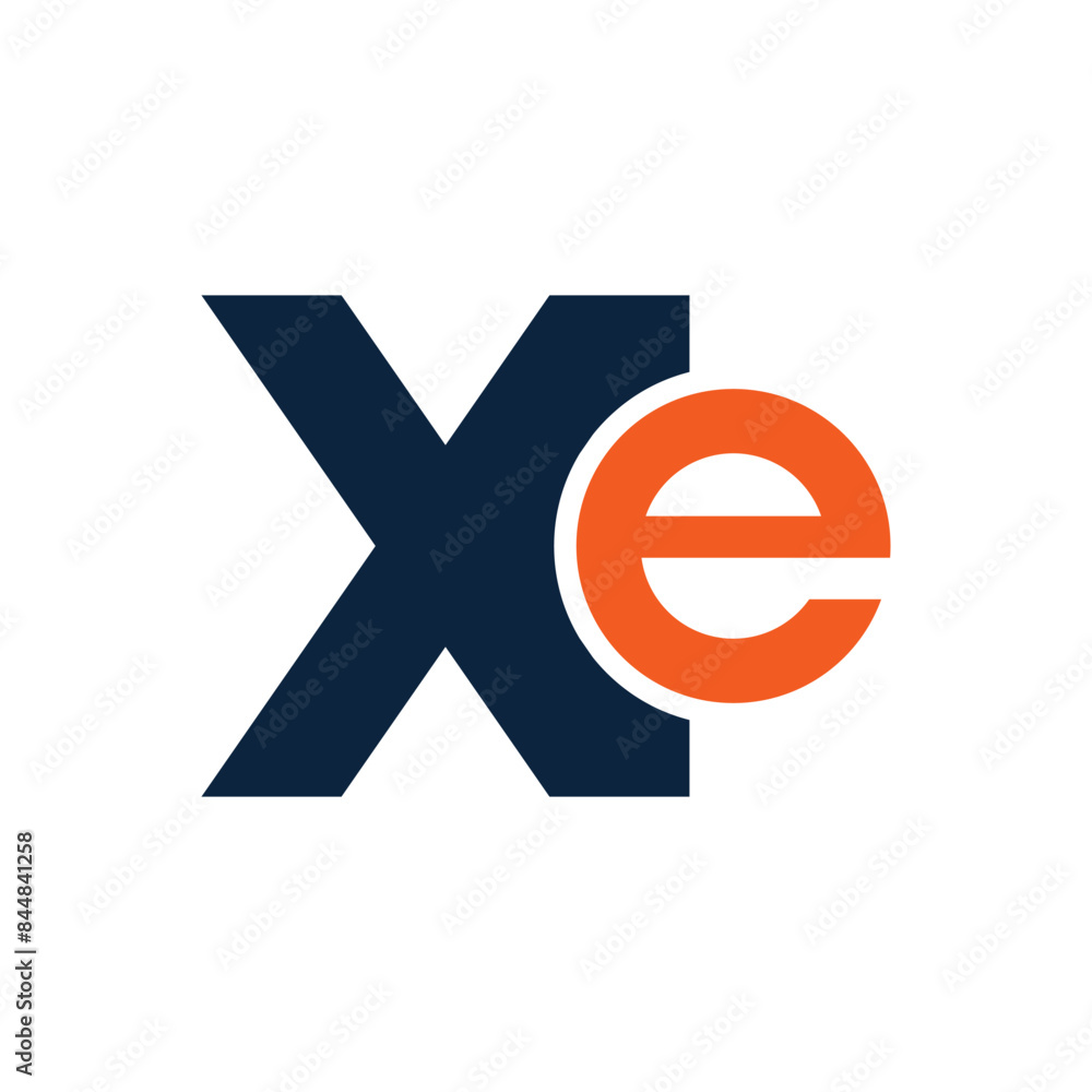 Canvas Prints xe letter logo