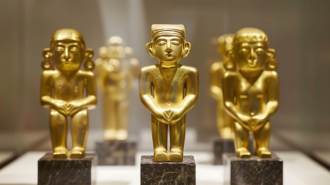 Figuras de oro precolombinas 