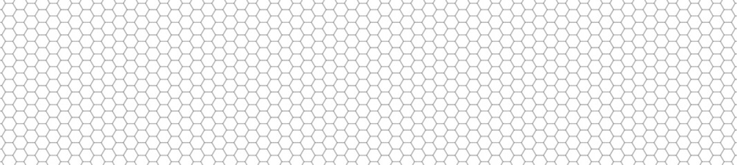 Honeycomb pattern with hexagon mesh. Texture bee comb grid. Flat vector illustration isolated on white background.