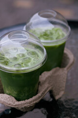 Chill Out with Cold Matcha latte