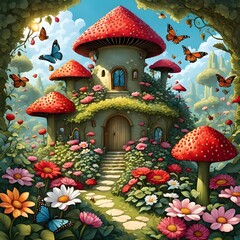 Mushroom house