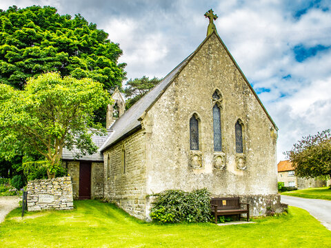 St John the Baptist church Levisham, North Yorkshire