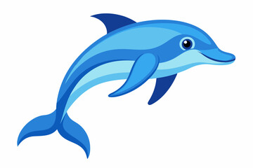 dolphin fish vector illustration