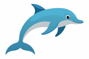 dolphin fish vector illustration