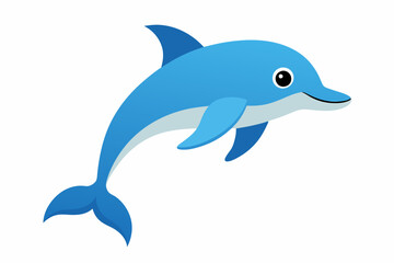 dolphin fish vector illustration