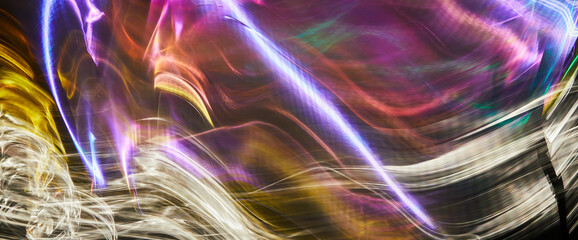 Naklejka premium Abstract colored background. Smooth transitions of rainbow colors. A template with an elegant design concept. The composition is in a minimalistic style.