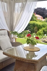 Place to relax in summer on the terrace.