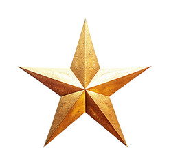 Obraz premium Star with a textured golden surface and a subtle gradient effect.