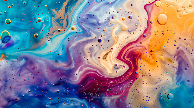 Papier peint color&eacute; abstrait