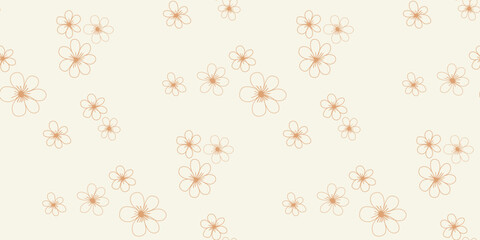 Seamless floral pattern. Background in small flowers for textiles, fabrics, cotton fabric, covers, wallpaper, print, gift wrapping, postcard, scrapbooking.
