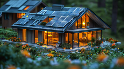 Obraz premium house in the forest