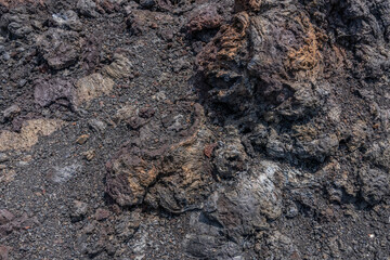  Hawaii Volcanoes National Park, July 1974 Lava Flow from Fissure vent