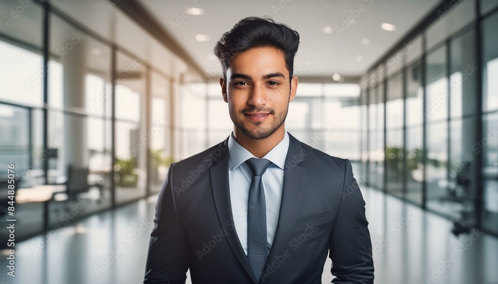 Poster hire best job candidate hispanic man