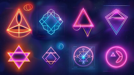 Naklejka premium light, design, disco, texture, pattern, computer, illustration, technology, vector, space, digital, dots, pink, purple, backdrop, electronic, circle, party, grid, concept, blue, matrix, tech, web, hex
