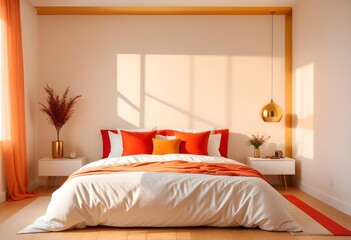 white and gold theme modern interior