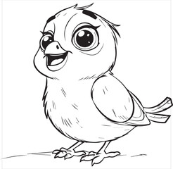 Parrot flat vector illustration Parrot cartoon   vector illustration