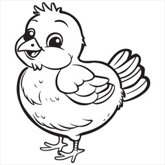 Parrot flat vector illustration Parrot cartoon   vector illustration