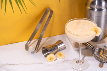 Banana daiquiri cocktail