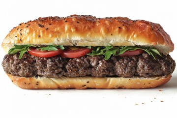 Philly cheesesteak sandwich with melted cheese and grilled onions, highlighting a hearty and savory lunch option