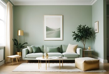 white and gold theme modern interior