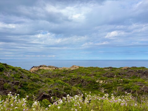 Cap de Creus: Rocky landscape at the Cala Culip, Mediterranean Sea near the border of Spain and France, Cadaqu&eacute;s, Girona, Pyrenees, Catalonia