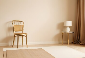 white and gold theme modern interior