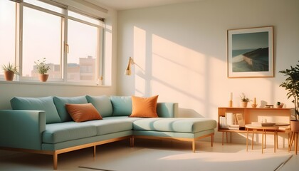 Fototapeta premium white and gold theme modern interior