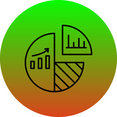 Obraz premium Pie Chart Icon