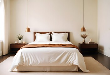 white and gold theme modern interior