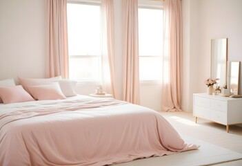 white and gold theme modern interior