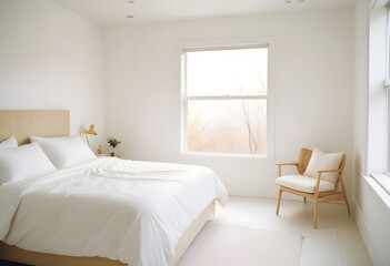 white and gold theme modern interior