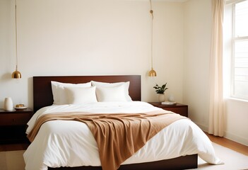 white and gold theme modern interior