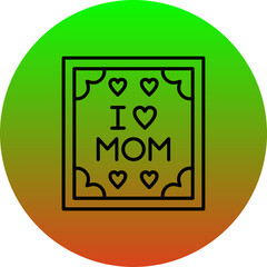 I Love Mom Icon
