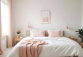 white and gold theme modern interior