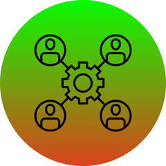 Obraz premium Teamwork Icon