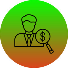 Fototapeta premium Auditor Icon