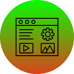 Content Management Icon