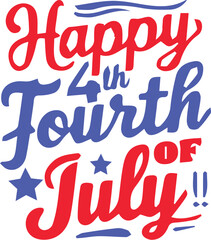 4th  Of July SVG Design