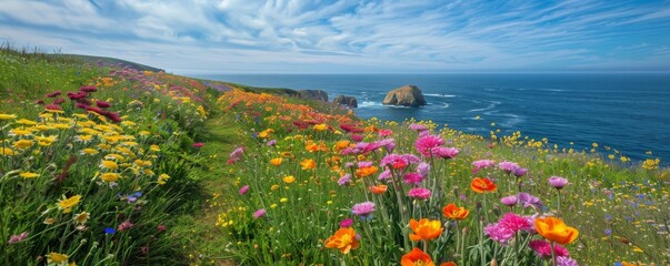 Coastal trail flowers