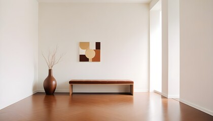 white and gold theme modern interior