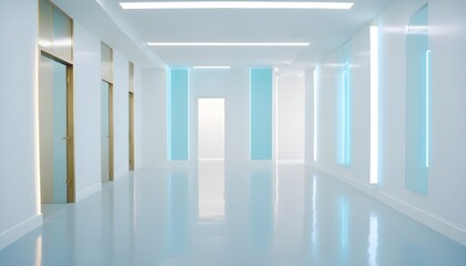 white and gold theme modern interior