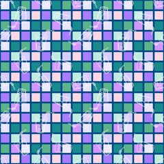 Summer drink seamless cocktails cartoon ice pattern for wrapping paper