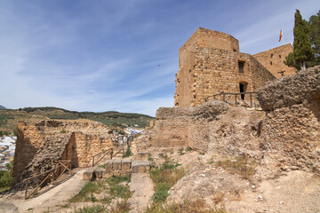 The Alcazaba of Antequera is a Muslim fortress with uncertain origins, built using Roman materials, and declared a Site of Cultural Interest in 1985. It has three towers.